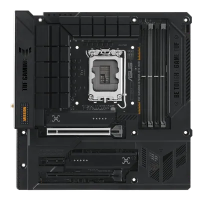 Материнская плата ASUS TUF GAMING B760M-BTF WIFI, LGA1700, B760, 4*DDR5, 4*SATA, 3*M.2, 5*USB 3.2, 4*USB 2.0, Type-C, 2*PCIx16, 1*PCIx1, DP+HDMI, mATX, 90MB1G50-M0EAY0