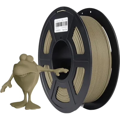 NV-3D-PLA-MATTE-CLAY Филамент  PLA Matte Clay для 3D печати диаметр 1.75мм  длина 330 метров масса  1  кг
