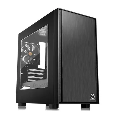 Корпус для ПК Thermaltake - H17 window, 2х2.5", 2х3.5", 2xUSB2.0, 1xUSB3.0, Micro Tower, без БП, цвет чёрный, CA-1J1-00S1WN-00