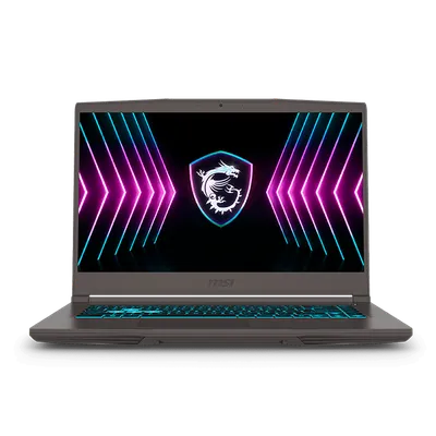 Ноутбук MSI Thin 15 B2RVE-3451XRU - 15.6", 1920x1080 (Full HD), Intel Core 7 240H 2500MHz, DDR4 16 ГБ 512 ГБ, nVidia GeForce RTX 4050 Mobile 6GB, Bluetooth, Wi-Fi, серый, ОС не установлена, 9S7-16R831-3451