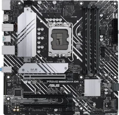 Материнская плата ASUS PRIME B660M-A D4-CSM, LGA1700, DDR4, mATX
