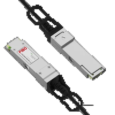 Кабель/ FIBO FT-Q100-DAC2m QSFP28 to QSFP28 DAC модуль, медный кабель Belden, 2 метра