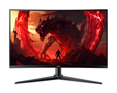 Монитор Acer UM.HX0CD.603, 27", 2560×1440, 220Гц, VA, Curved
