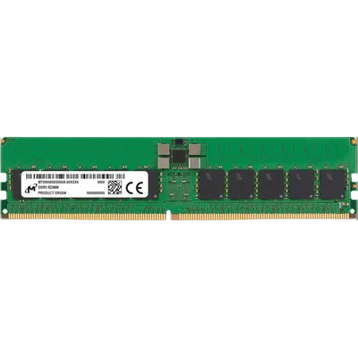 Оперативная память Micron DDR5 RDIMM 32GB 1Rx4 5600 MHz ECC Registered MTC20F1045S1RC56BD1, 1 year, OEM, New Original