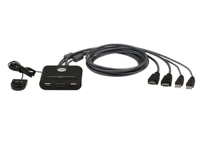 Переключатель/ 2-Port USB FHD HDMI Cable KVM Switch/ATEN/ 2-Port USB FHD HDMI Cable KVM Switch