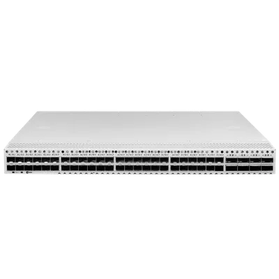 Коммутатор/ Управляемый коммутатор уровня L3, 48 портов 25G SFP28, 8 портов 100G QSFP28, консольный порт, порт управления MGMT, 2 сменных БП (поставляются отдельно)