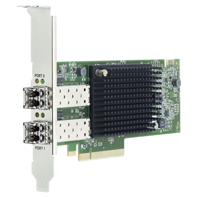 Сетевой адаптер Broadcom Emulex LPe35002-M2 Gen 7 (32GFC), 2-port, 32Gb/s, PCIe Gen4 x8, LC MMF 100m, трансиверы установлены, Upgradable to 64G {5}