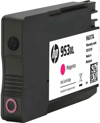 Картридж струйный HP 953XL (F6U17AE) для HP OfficeJet Pro 7740/8210/8218/8710/8715/8720/8725/8730, пурпурный
