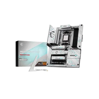 Материнская плата MSI B850 GAMING PLUS WIFI PZ, AM5, AMD B850, 4xDDR5, 4xSATA, 3xM.2, 1xPCIe 5.0 x16, 1xPCIe 4.0 x4, 2xPCIe 3.0 x1, 1xDP, 1x5Gb LAN, Wi-Fi 7, Bluetooth 5.4, 2xUSB-C 10Gbps, 1xUSB-C 5Gbps, 1xUSB-A 10Gbps, 1xUSB-A 5Gbps, 4xUSB-A 2.0, 3x3.5 мм, 7.1, ATX