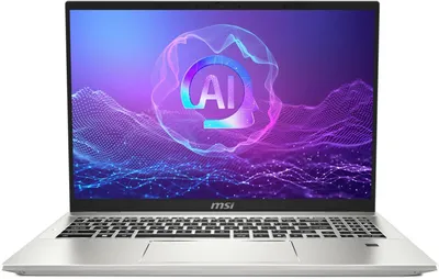 Ноутбук MSI Prestige A16 AI+ A3HMG-083RU - 16", 3840x2400, AMD Ryzen AI 9 365 2000MHz, LPDDR5X 32 ГБ, SSD 1 ТБ, AMD Radeon 880M, Bluetooth, Wi-Fi, серебристый, Windows 11 Home 64, 9S7-159K32-083