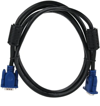 Aopen/Qust (ACG341AD-1.8M) Кабель монитор-SVGA card (15M-15M) 1,8м 2 фильтра [6938510840929]