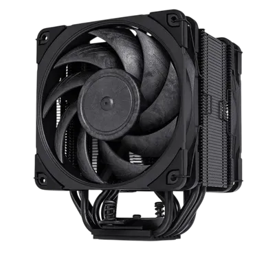 Кулер для процессора/ CPU Cooler Noctua NH-U12A chromax.black (169W, 4-pin PWM, 158mm, Al/Cu, 7x6mm, 2x120x120x25mm, 60CFM, 22.6dBA, 2000RPM, S: 1851/1700/1200/115X, AM5/AM4, Black)
