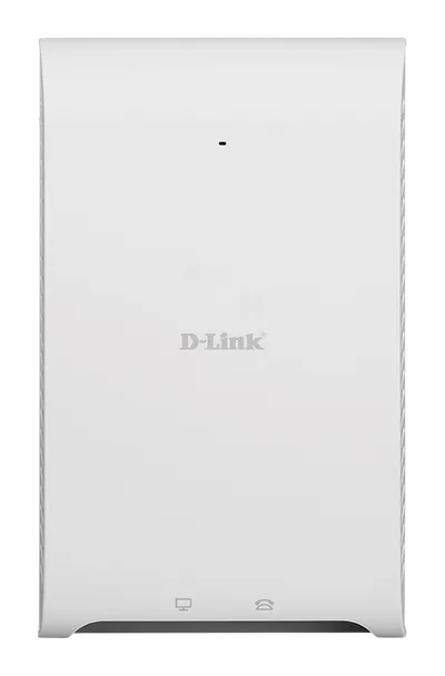 точка доступа D-Link Беспроводная двухдиапазонная точка доступа AC1200 Wave 2 с поддержкой PoE, 2x1000Base-T (1xPoE), 2xRJ-11, 2 внутренние антенны, питание только по PoE