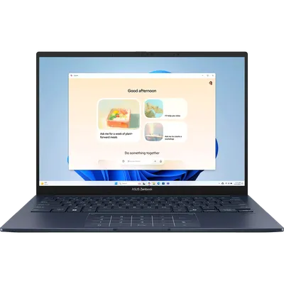 Ноутбук/ ASUS UX3405CA-ST1336 14"(2880x1800 OLED 16:10)/Intel Core Ultra 7 255H(2Ghz)/16384Mb/1024SSDGb/noDVD/Int:Intel Graphics/Cam/BT/WiFi/75WHr/war 1y/1.2kg/Ponder Blue/DOS + алюм корп; +чехол; NumberPad