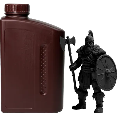 NV-3D-PA-L-RESIN-BLACK Фотополимерная смола NV PRINT PA (Nylon) Like Resin Black для 3D печати  1 кг (бут)