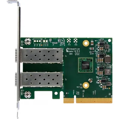 Сетевой адаптер Mellanox MCX631102AN-ADAT ConnectX®-6 Lx EN adapter card, 25GbE, Dual-port SFP28, PCIe 4.0 x8, No Crypto, Tall Bracket, (488616)