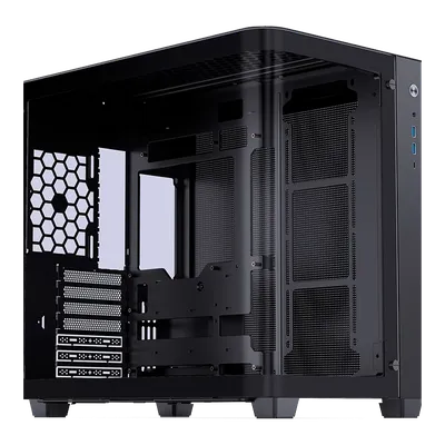 Корпус без блока питания/ Case JONSBO TK-3, Midi-Tower, TG, no fans, 2xUSB-A 3.2 + 1xUSB-C 3.2, ATX, mATX, mITX Black
