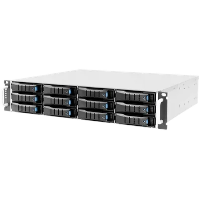 Дисковая полка AIC XJ1-20124-04/ 2U 12x 3.5" hot-swap bays, hot-swap JBOD with dual SAS 24G expander controller, dual BMC, tool-less HDD tray,800W 1+1 hot-swap redundant 80+ Titanium, tool-less rail kit (4X series)