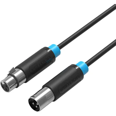 Кабель Vention BBFBG, XLR(M)-XLR(F), 1.5м