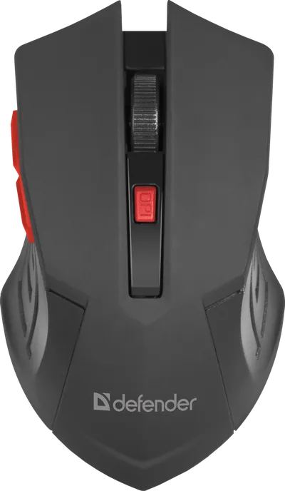 Defender Accura MM-275 RED USB [52276] {Беспроводная оптическая мышь, 6 кнопок, 800-1600 dpi }