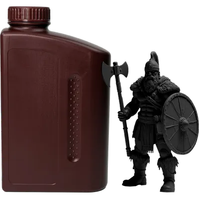 NV-3D-14K-STD-RESIN-BLACK Фотополимерная смола NV PRINT высокой детализации 14K Standard Resin Black для 3D  печати  1