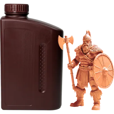 NV-3D-STD-RESIN-ORANGE Фотополимерная смола NV PRINT Standard Resin Orange для 3D  печати; 1 кг/бут