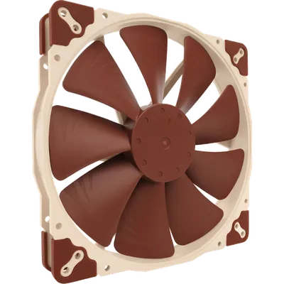 Кулер для корпуса/ Case Cooler Noctua NF-A20 5V PWM (200x200x30mm, 4-pin PWM, 86.46CFM, 18.1dBA, 800RPM, Beige/Brown)
