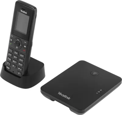 Система DECT YEALINK W74P (база W70B+трубка W74H) (до 10 SIP-аккаунтов, до 10 трубок на базу, до 20 вызовов) (W74P)