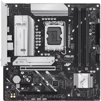 Материнская плата ASUS PRIME B860M-A-CSM, LGA1851, B860, 4*DDR5, 4*SATA, 2*M.2, 2*USB 3.2, 4*USB 2.0, Type-C, 2*PCIx16, 1*PCIx1, 2*DP+HDMI, mATX; 90MB1K00-M0EAYC