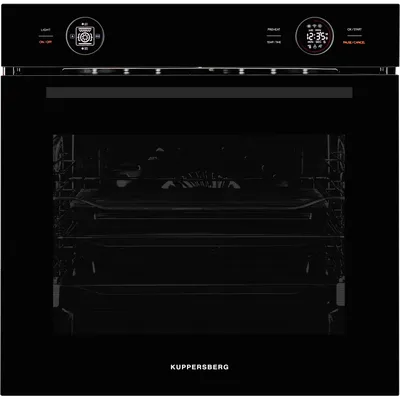 Духовой шкаф Kuppersberg HT 612 Black, электрический, 72л, гидролизная очистка