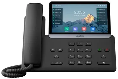 Телефон YEALINK SIP-T77U, 7" цветной сенсорный экран, 2 порта USB, 16 аккаунтов, BLF,  PoE, GigE, без БП, шт (repl. SIP-T48U)