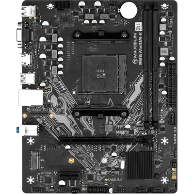 Материнская плата Maxsun MS-Challenger A520M-K A520, AM4, 2*DDR4, 1*PCIEx16, 1*PCIEx1, 2*M.2, 4*USB3.2Gen1, 6*USB2.0, 3*SATA3.0, 1G, DP, HDMI, M-ATX, RTL (6940709693797)