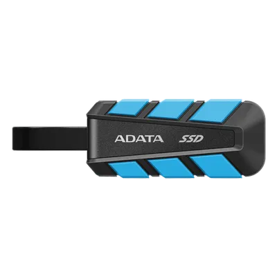 Твердотельный накопитель/ ADATA External SSD SC740, 1000GB, Type-C, USB 3.2 Gen2, R/W 1050/1000 MB/s, 121.8x40.5x22.3mm, Blue (5 лет)