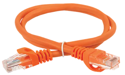 Патч-корд ITK PC07-C6U-3M, кат.6 U/UTP, PVC, 3 м, оранжевый