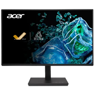 Монитор/ ACER B277UGbmipruzx 27'', ZeroFrame, Black, PCR 85% + OBP 5%, 16:9, IPS, 2560x1440, 4 (GTG)ms, 350cd, 120Hz, 1xHDMI(2.0) + 1xDP(1.4) + 1xType-C(90W) + 4xUSB 3.2 + USB-B (1up 4down) + SPK + Audio Out, Speakers 2Wx2, sync: FreeSync, hdr: HDR 10, hadj 165, DE: Delta E<1, Vesa:100x100