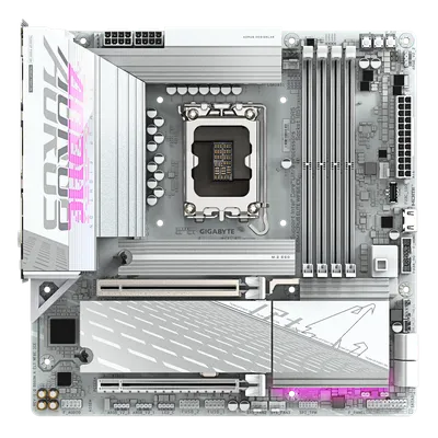 Материнская плата GIGABYTE B860M A ELT WF6E ICE, LGA1851, DDR5, Micro-ATX, Wi-Fi 6E