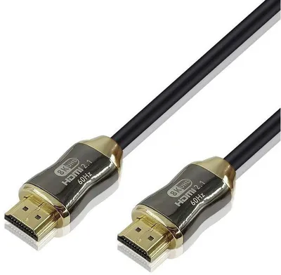 Кабель HDMI 19M/M,ver. 2.1, 8K@60 Hz 1.5m метал разъемы, нейлоновая оплетка Telecom TCG300-1.5M Кабель HDMI 19M/M,ver. 2.1, 8K@60 Hz 1.5m метал разъемы, нейлоновая оплетка Telecom