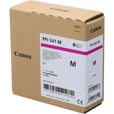 Картридж струйный Canon PFI-341 Magenta, 6841C001