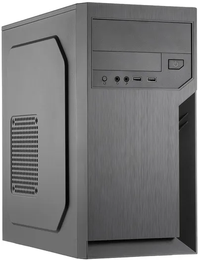 Корпус с блоком питания 450Вт./ Case Foxline FL-702, mATX, 1x5.25EXT, 1x3.5EXT, 2x3.5INT, 2xUSB3.0, HDA, w/o FAN, w/450W ATX PSU, w/1.2m EU pwr cord