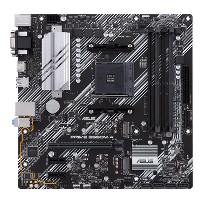 Материнская плата ASUS PRIME B550M-A/CSM AM4 mATX 4xDDR4 PCIEx16 2xPCIEx1 2xM.2 HDMI DVI VGA GLAN (90MB14I0-M0EAYC)