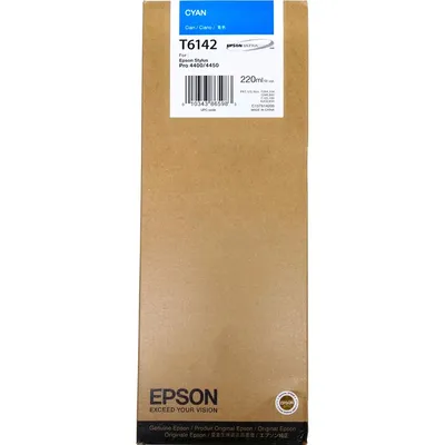 Картридж Epson C13T614200, голубой, 220 мл