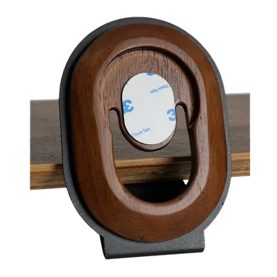 Geek Nook 202404220 Кронштейн/ Bracket stand for IPhone, GEEK  NOOK  11x10.3x11  cm, Walnut