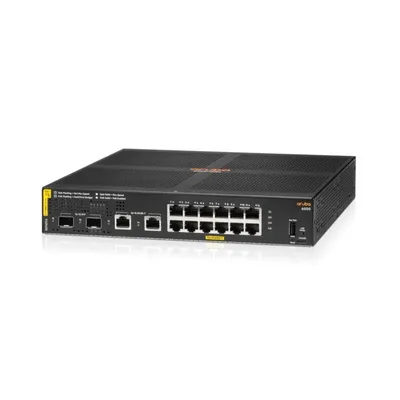 Коммутатор Управляемый HPE - Aruba 6000 12G Class4 PoE 2G/2SFP, Layer 2, 12-PoE, 14-1GbE, 2-SFP, ROM-16384MB, RAM-4096MB, SNMP, Web, CLI, в стойку, чёрный, R8N89A