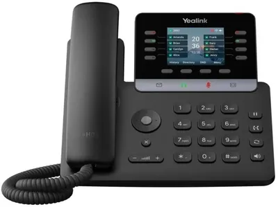 Телефон YEALINK SIP-T73U, 12 аккаунтов, 2,8" цветной экран, порт USB, BLF, PoE, GigE, без БП, шт (repl. SIP-T44U, SIP-T43U)