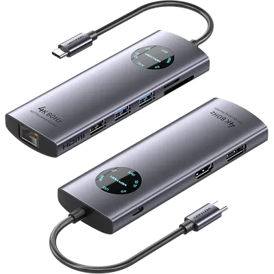 Vention TQUHB Мультифункциональный хаб Vention  USB-C  9  в 1