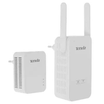 Набор PowerLine Tenda PH5, 1000 Мбит/с, Wi-Fi 2.4 ГГц, 2 адаптера