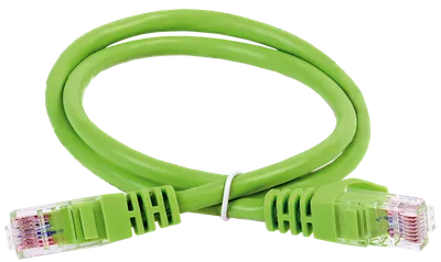Патч-корд ITK PC02-C6AUL-3M, кат.6A UTP, LSZH, 3м, зеленый