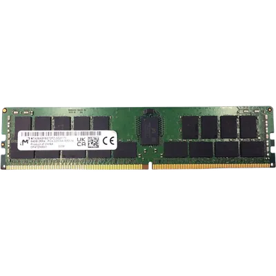 Оперативная память для сервера 64Gb (1x64Gb) PC4-25600 3200MHz DDR4 R-DIMM ECC Registered Micron MTA36ASF8G72PZ-3G2