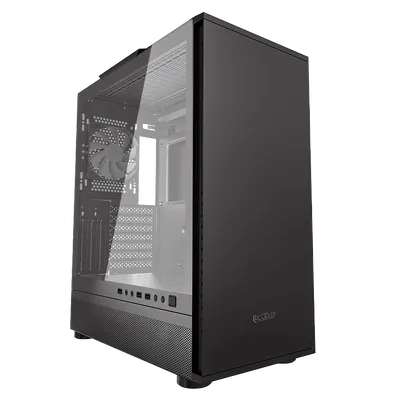 Корпус PCCooler IE200 BK, Full Tower, TG, E-ATX, черный