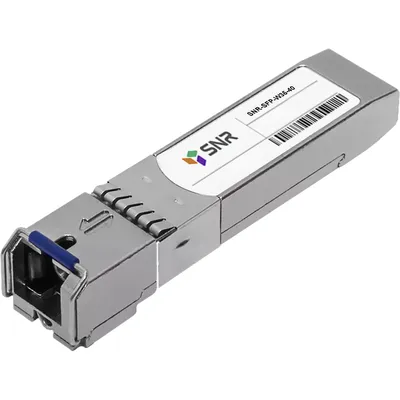 SNR SNR-SFP-W35-40 Одноволоконный модуль, SFP WDM 1000Base-BX, разъем SC, рабочая длина волны Tx/Rx: 1310/1550нм, дальность до 40км (21dB), с поддержкой функции DDM